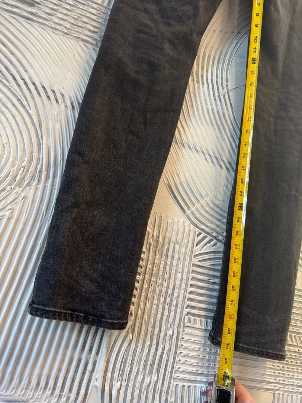 American Eagle Outfitters Men's Dark Gray Skinny Jeans N0554